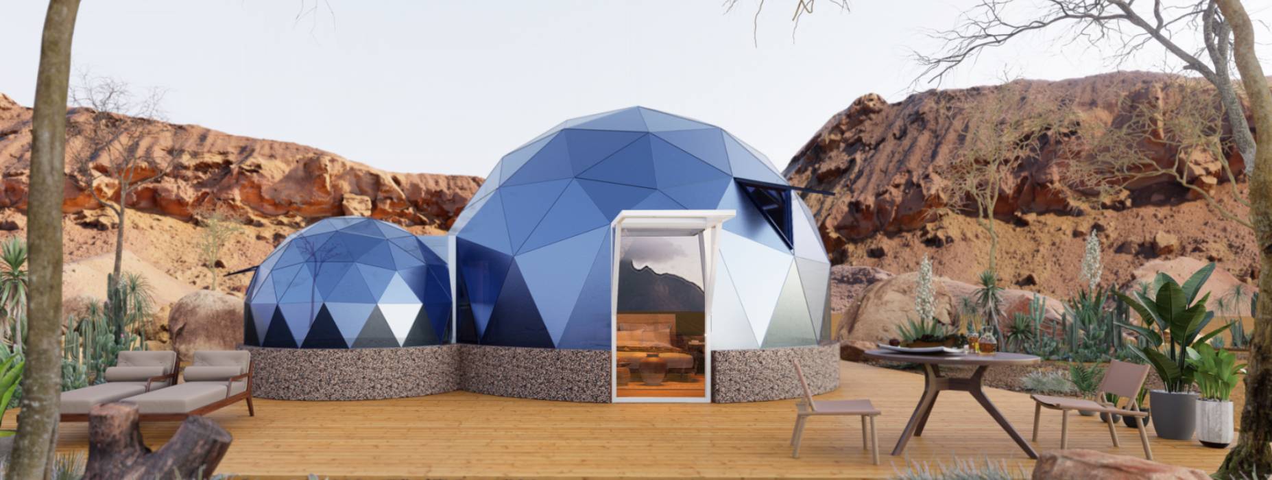 丹阳市球形智能光伏玻璃星空房